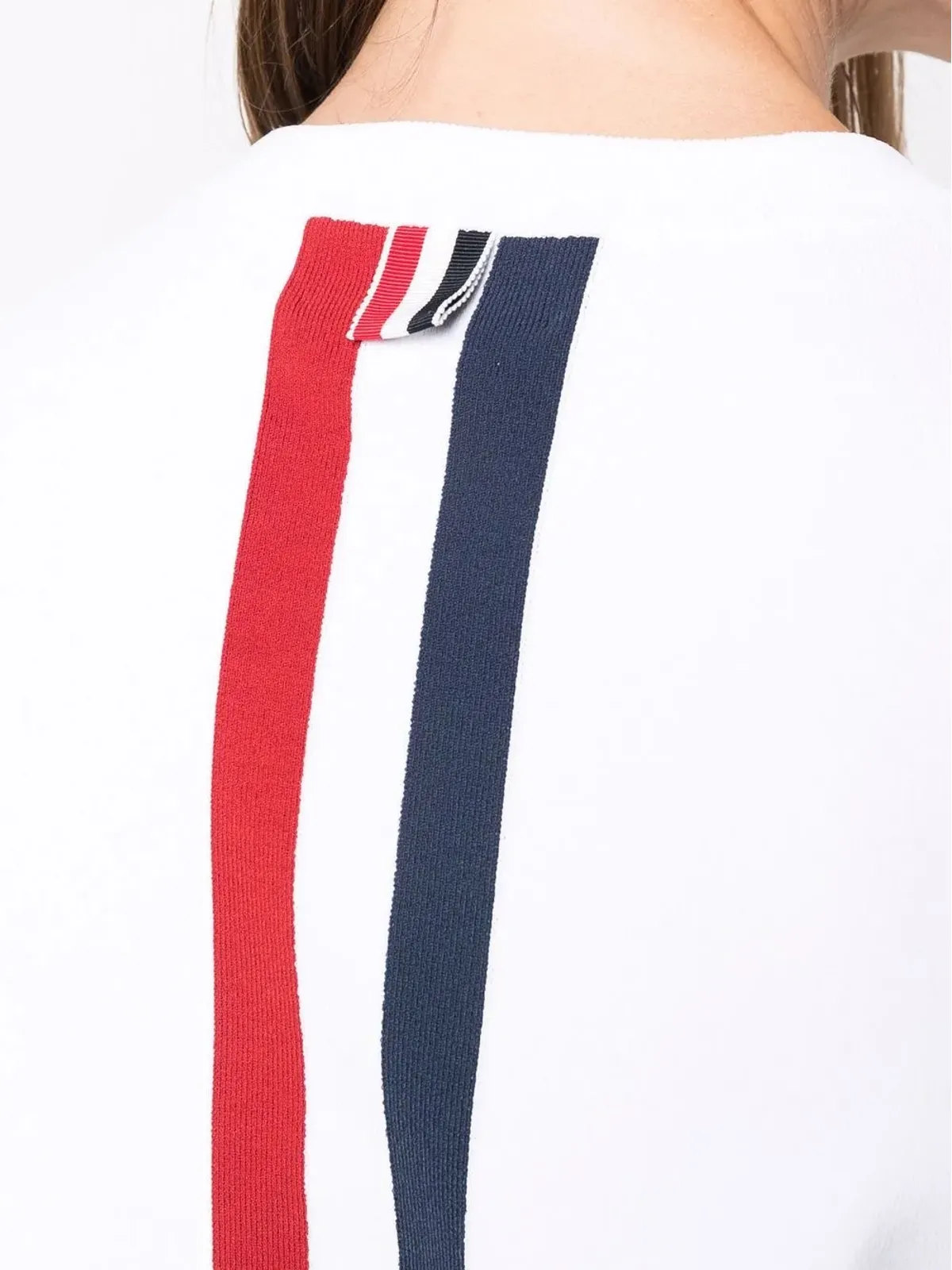 Thom Browne RWBインターシャニットトップ - 画像5