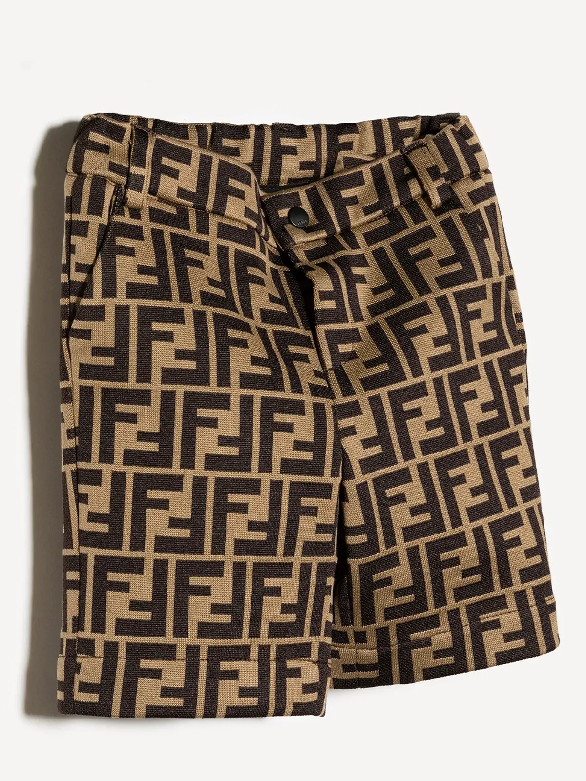 Fendi Kids FF-logoショーツ - 画像3
