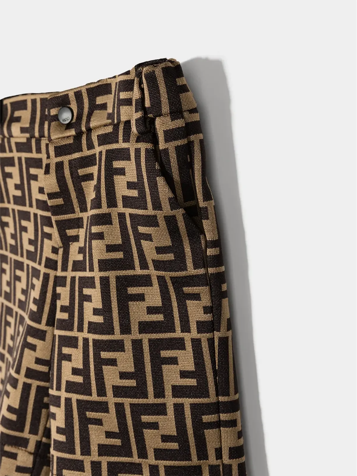 Fendi Kids FF-logoショーツ - 画像4