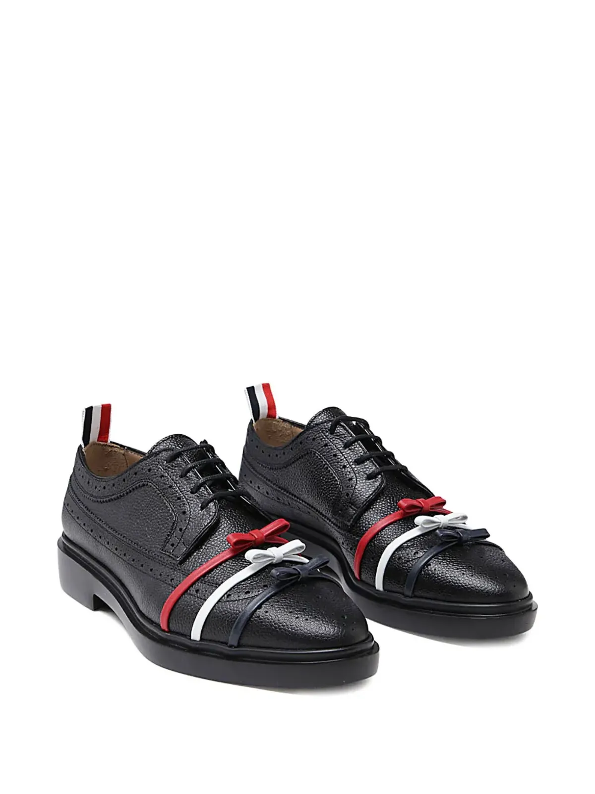 Thom Browne 三つボウのロングウィング・ブローグス - 画像2