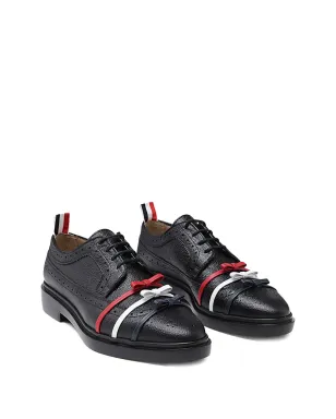 Thom Browne 三つボウのロングウィング・ブローグス - サムネイル2