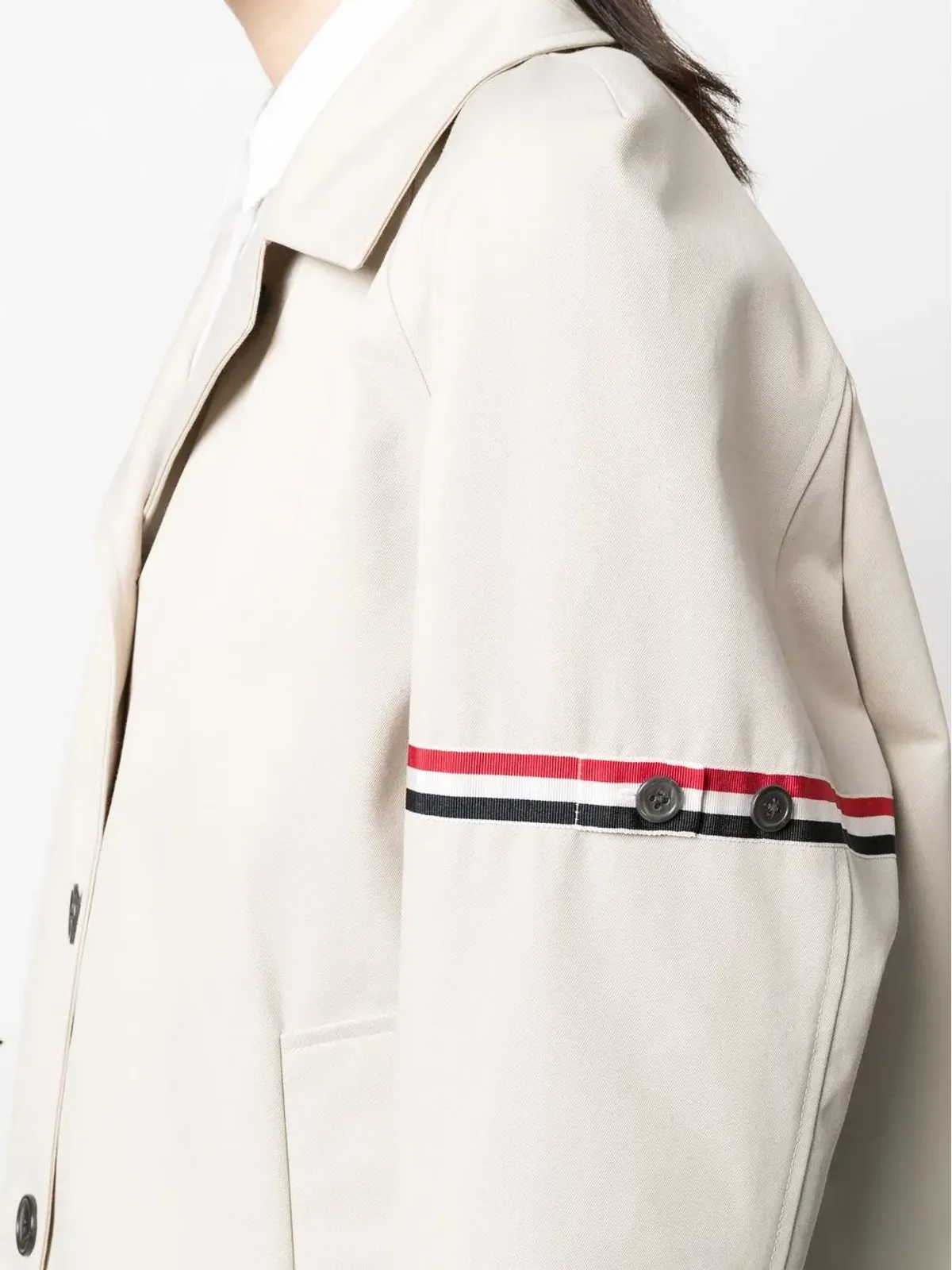 Thom Browne シングルブレストショートコート - 画像5
