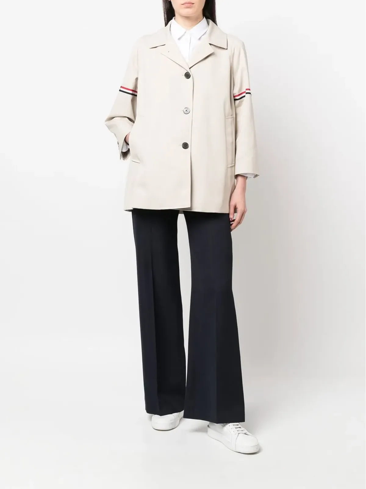 Thom Browne シングルブレストショートコート - 画像2