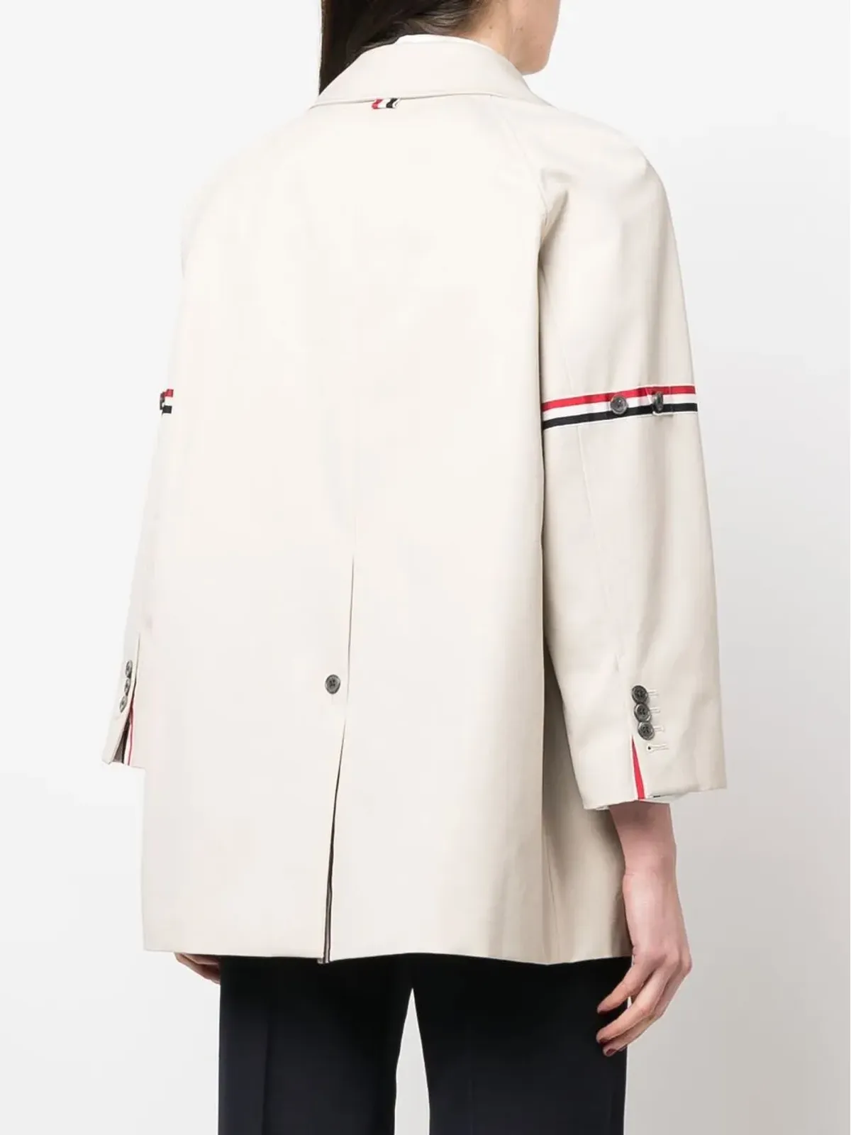 Thom Browne シングルブレストショートコート - 画像4