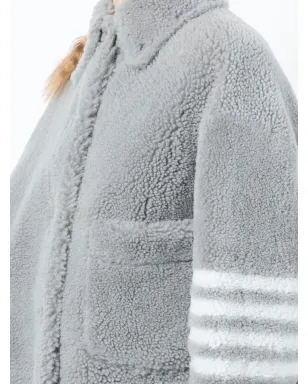 Thom Browne 4-Bar オーバーサイズ シャツジャケット - サムネイル5