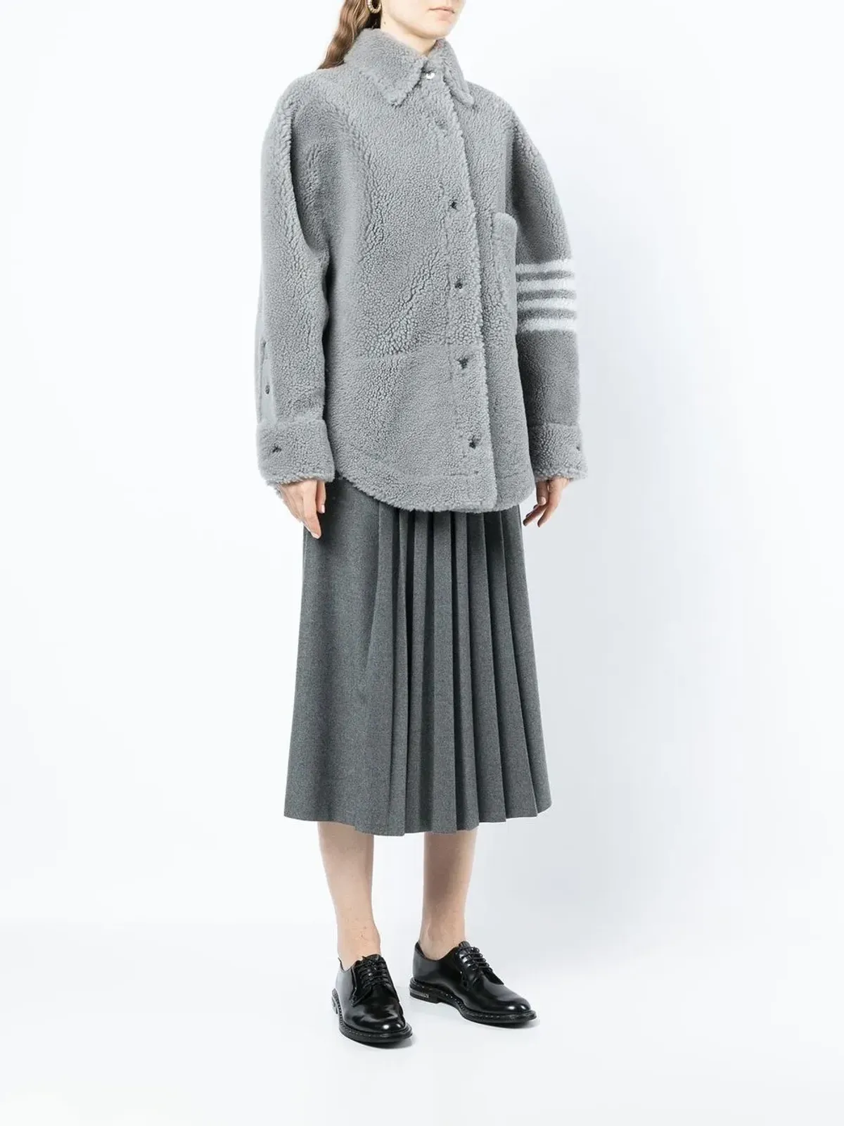 Thom Browne 4-Bar オーバーサイズ シャツジャケット - 画像3