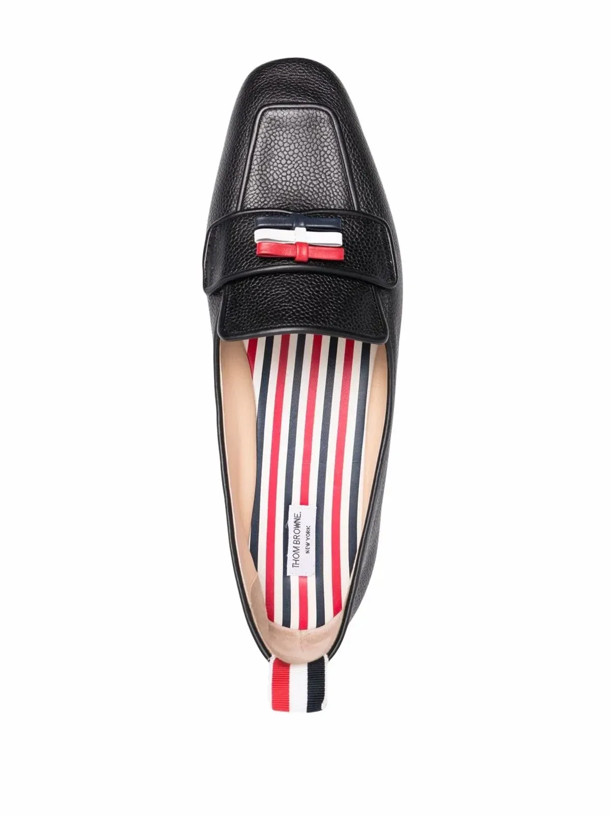 Thom Browne 三つボウ アーモンドトゥ ローファー - 画像4