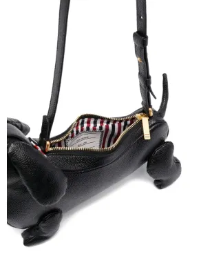 Thom Browne ヘクター ペブルドレザー ショルダーバッグ - ブラック - サムネイル5