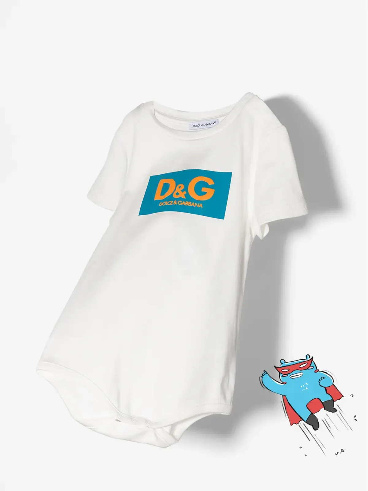 Dolce & Gabbana Kids ロゴプリント半袖ボディ - 画像2