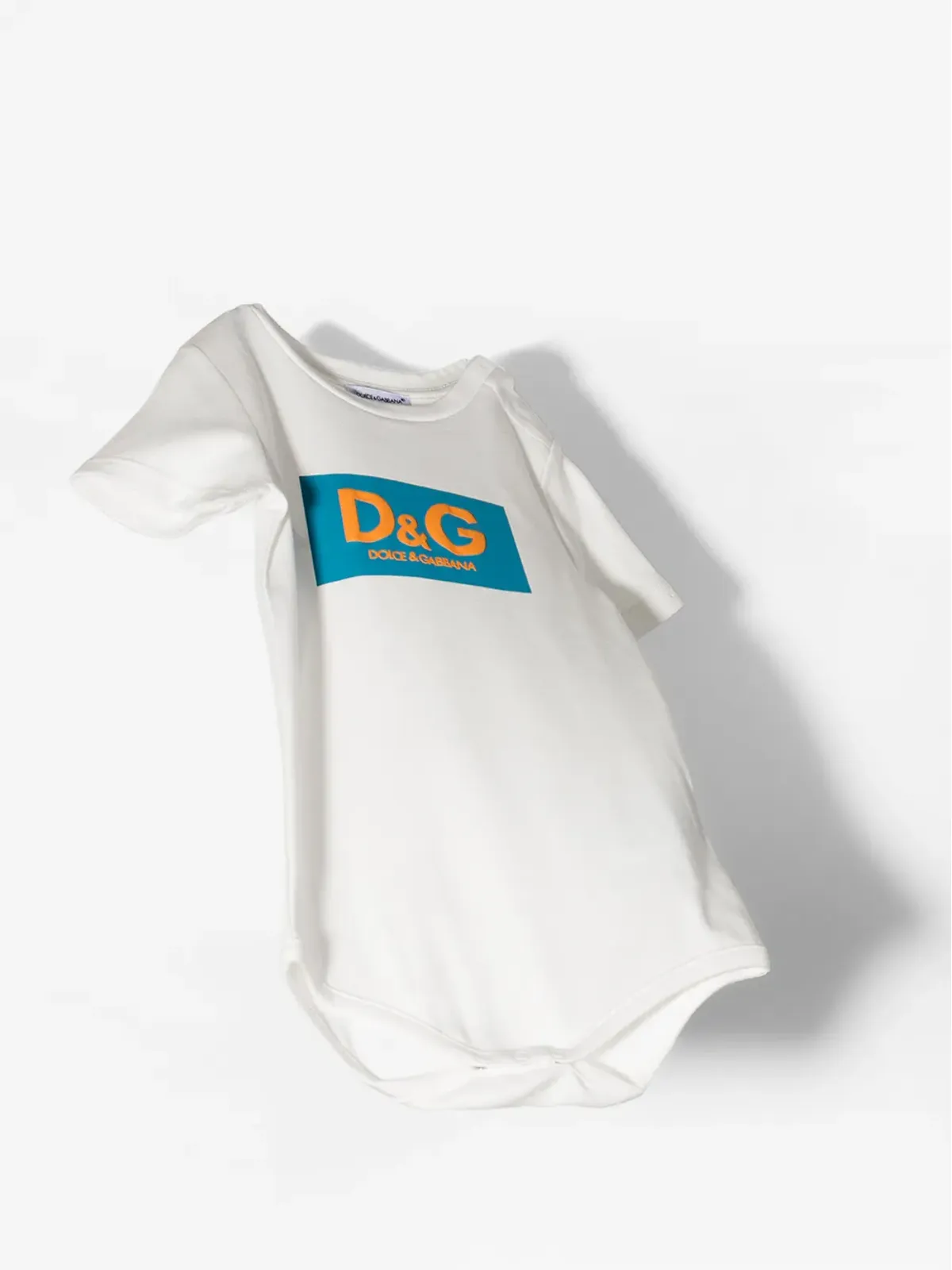 Dolce & Gabbana Kids ロゴプリント半袖ボディ - 画像3
