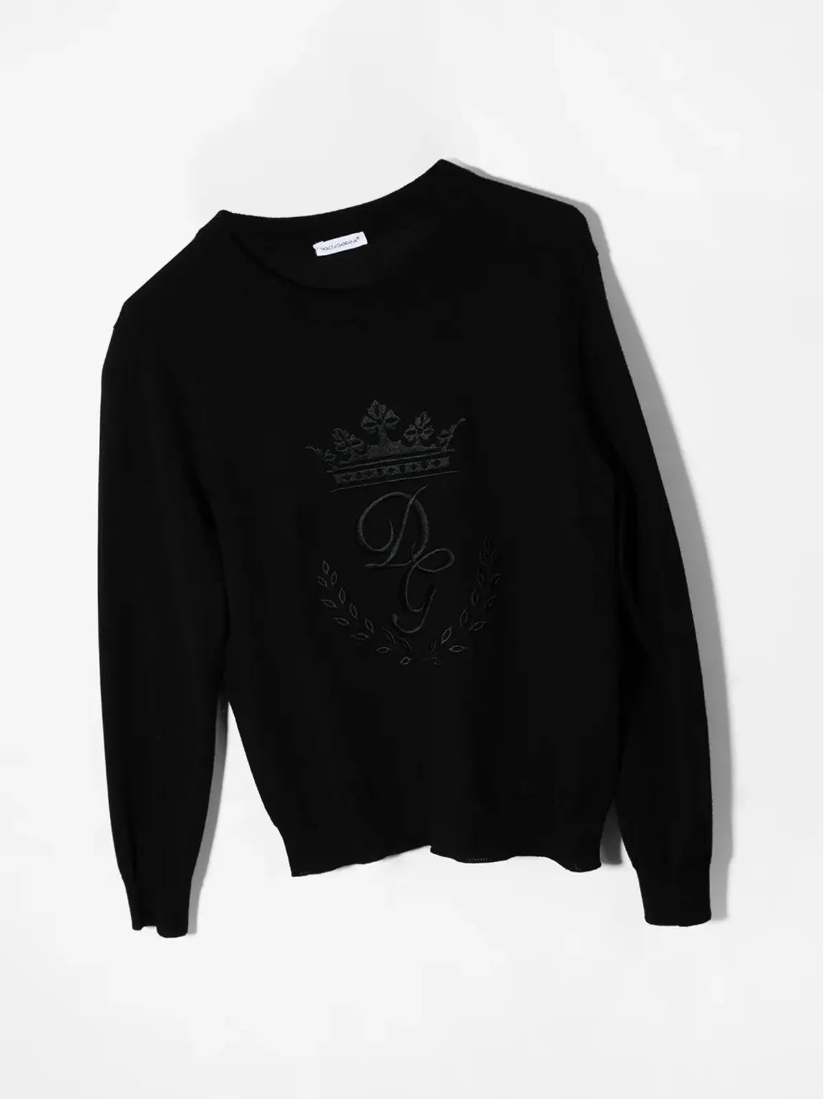 Dolce & Gabbana Kids Heritage クルーネック ジャンパー - ブラック - 画像2