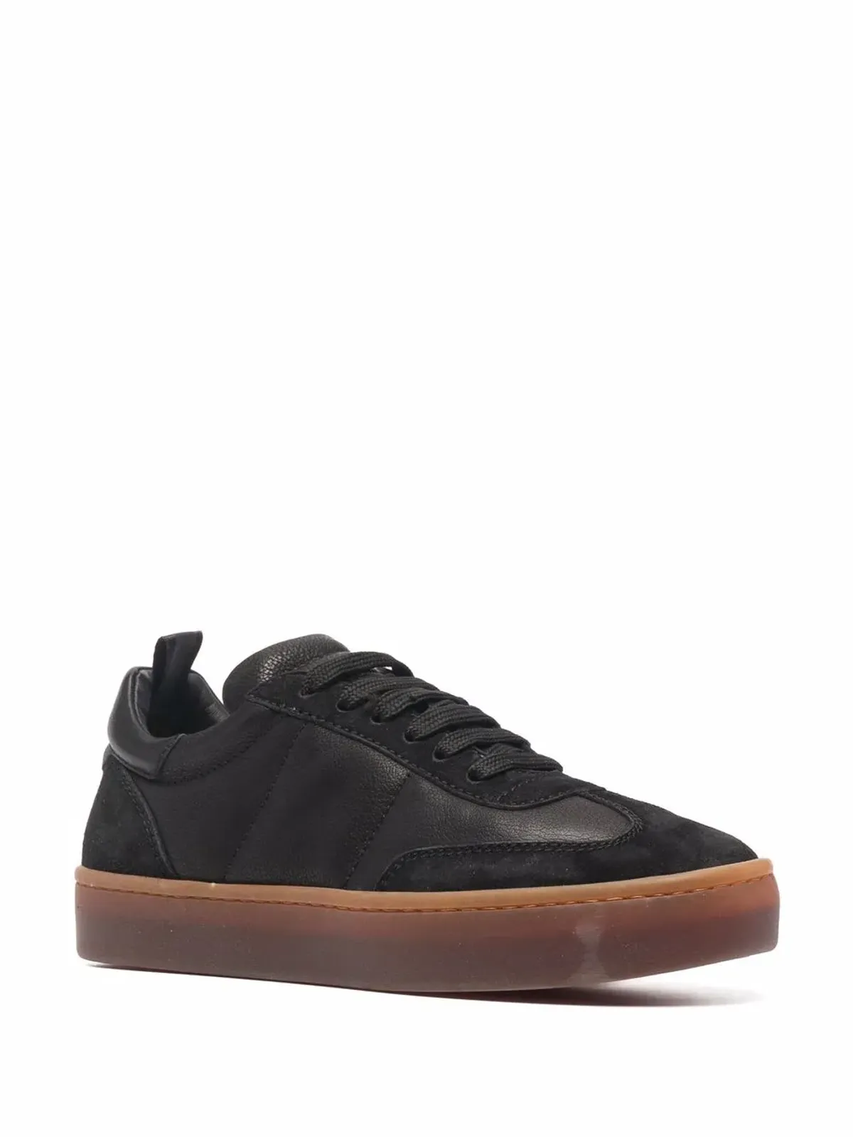 Officine Creative Kombined レザー トレーナー - 画像2