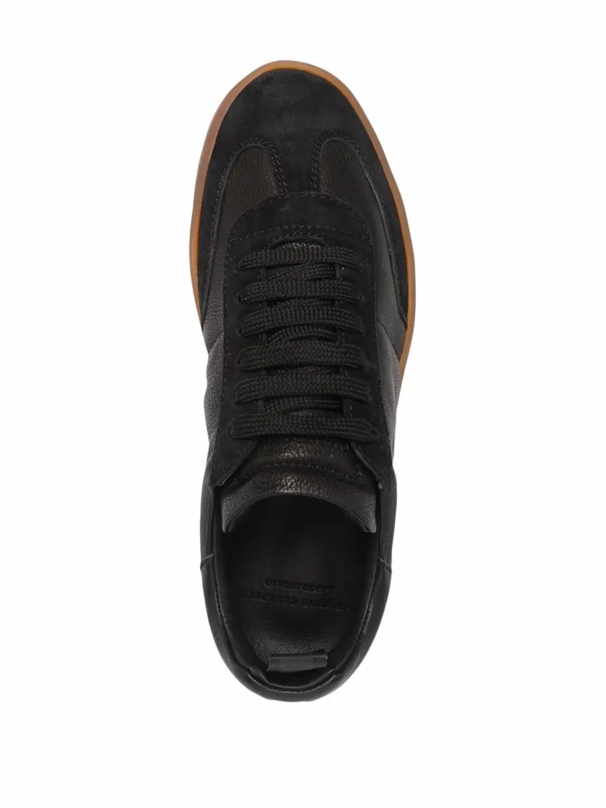 Officine Creative Kombined レザー トレーナー - 画像4