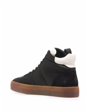 Officine Creative Kombined ハイトップ レザー スニーカー ブラック - サムネイル3