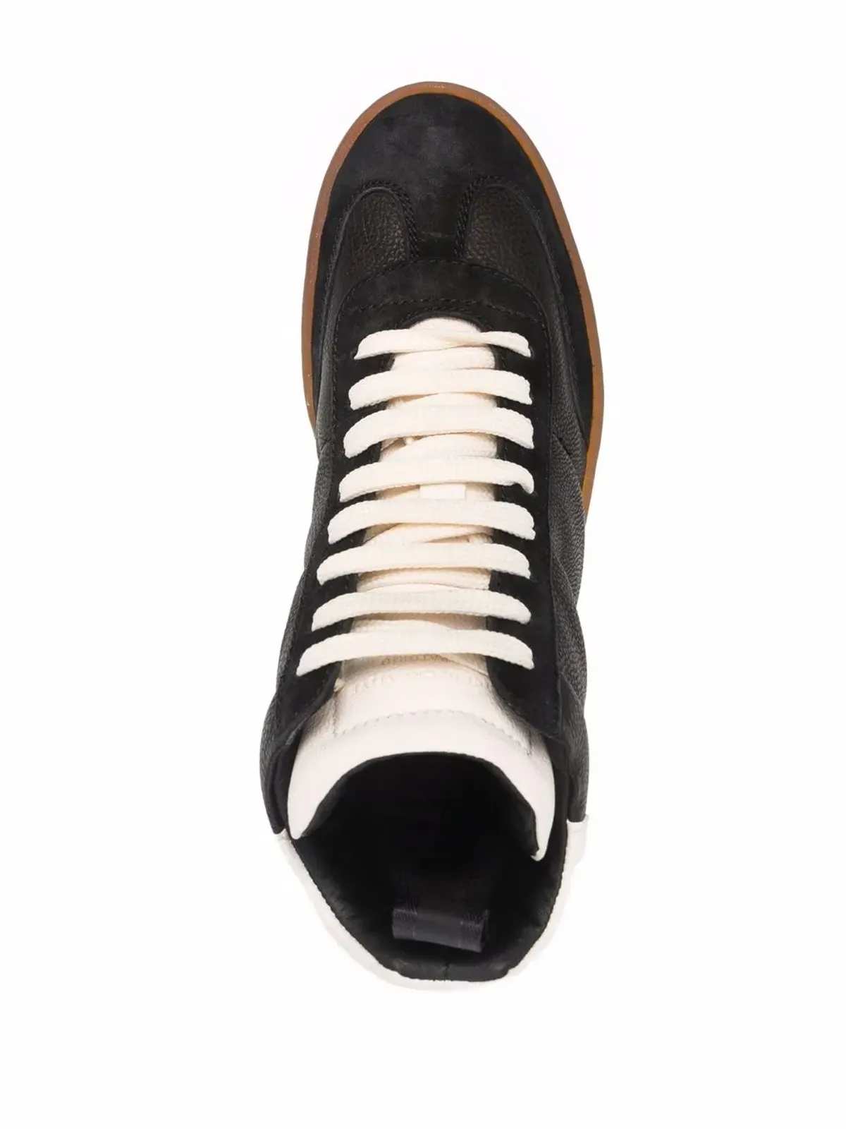 Officine Creative Kombined ハイトップ レザー スニーカー ブラック - 画像4