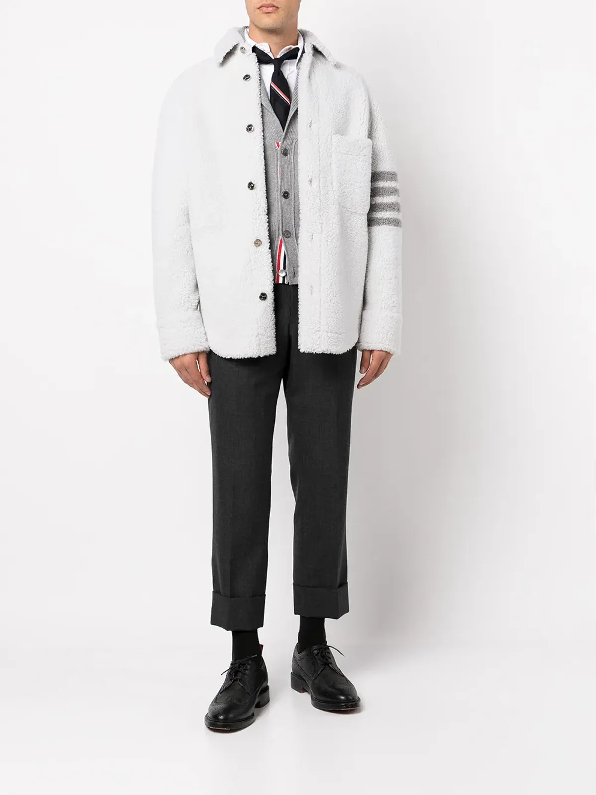 Thom Browne 4-Bar シアーリングジャケット - 画像2