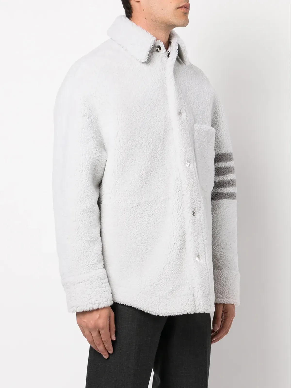 Thom Browne 4-Bar シアーリングジャケット - 画像3