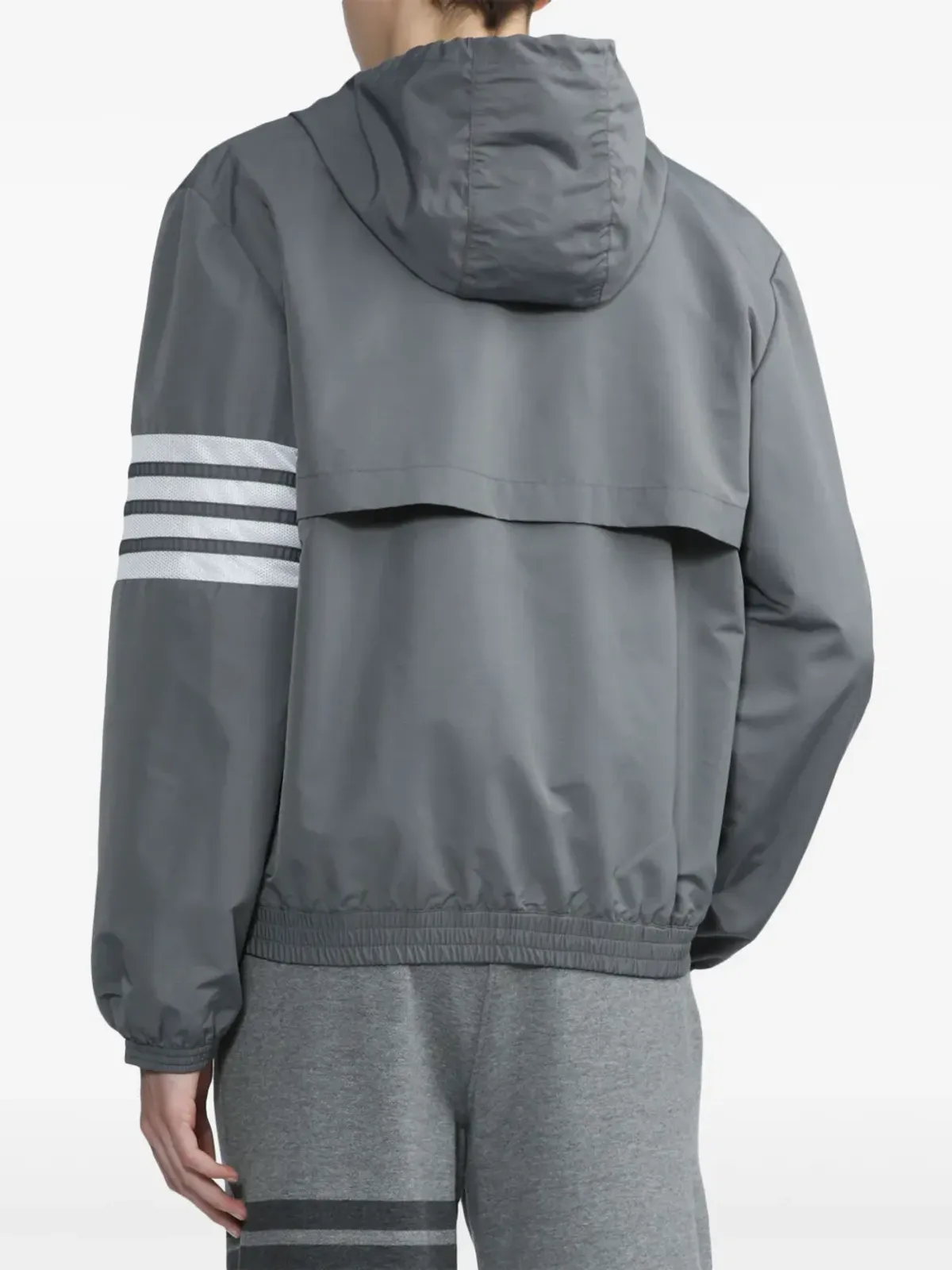 Thom Browne 4-Barストライプ フード付きジャケット - 画像4