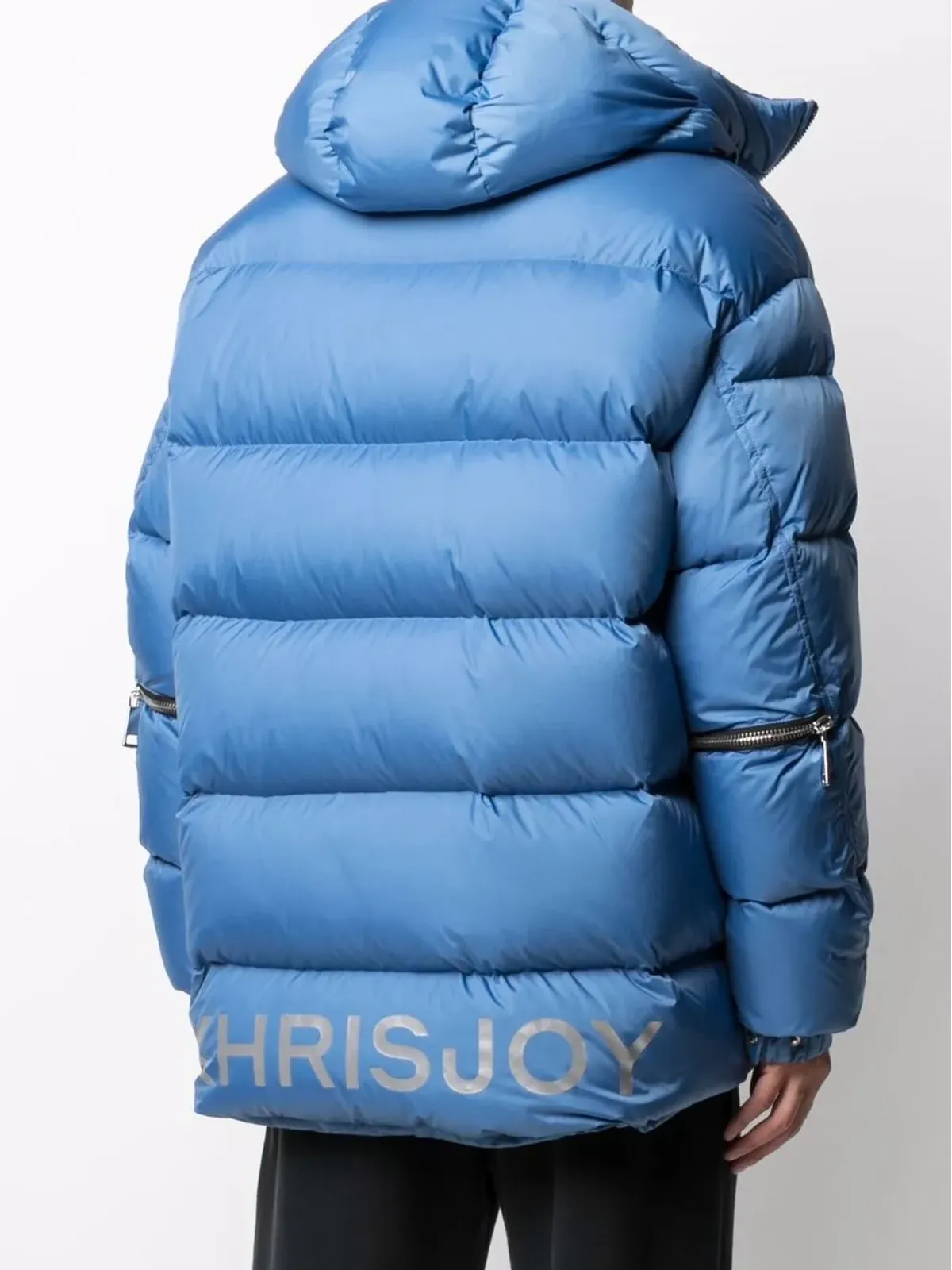Khrisjoy フード付き 羽毛混パーカ - 画像4