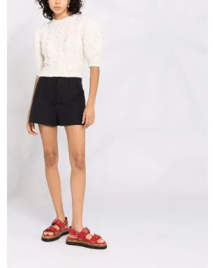 RED Valentino テーラード ミッドライズショーツ - ブラック - サムネイル2