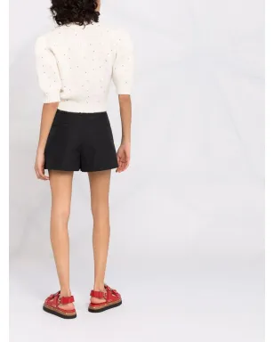 RED Valentino テーラード ミッドライズショーツ - ブラック - サムネイル3