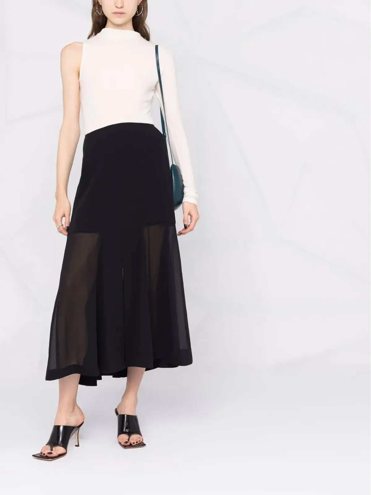 Ferragamo ハイウエスト ミディスカート - 画像2