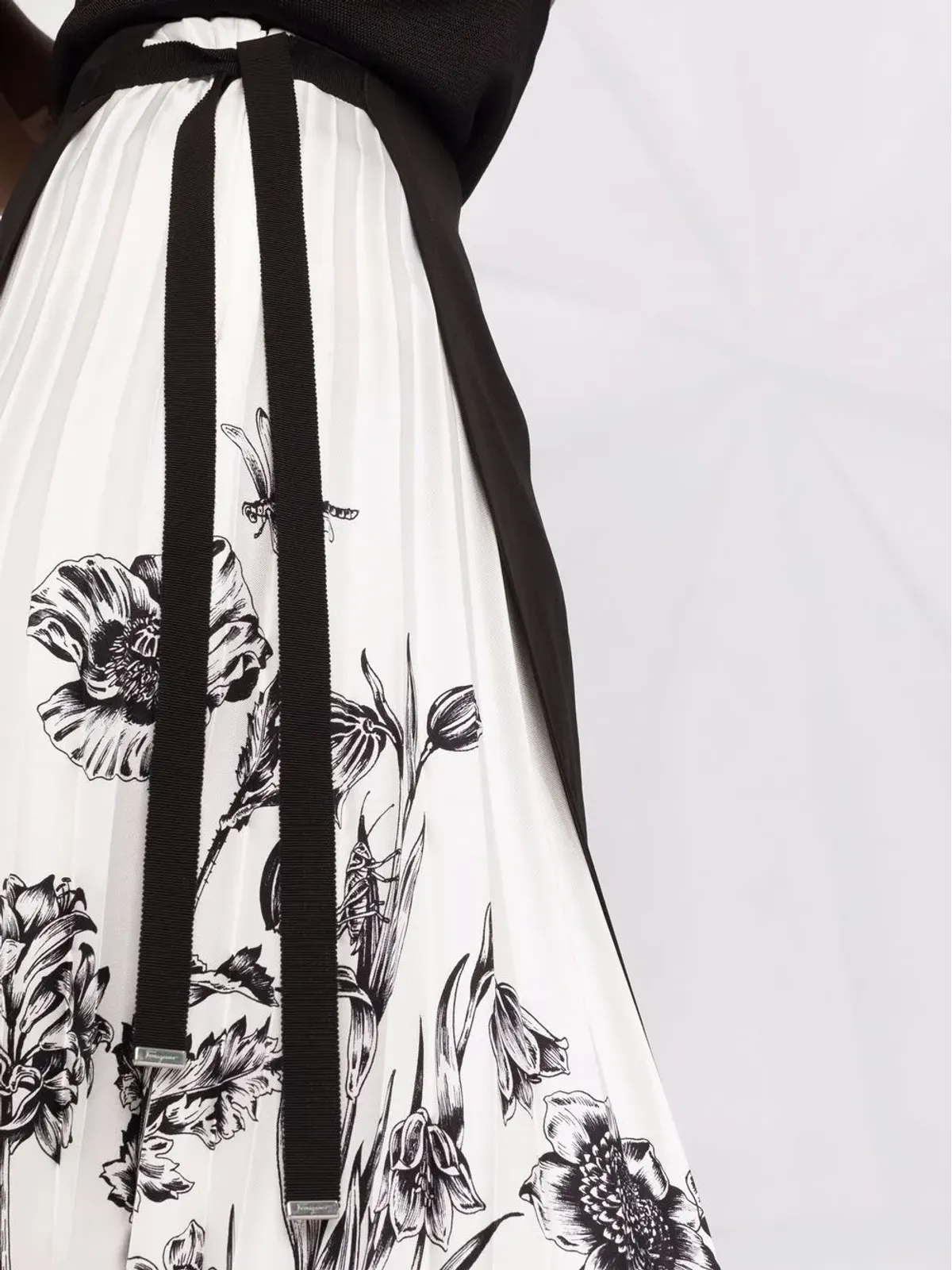 Ferragamo プリーツシルクスカート - 画像3