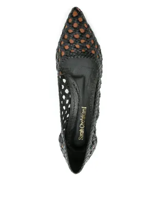 Sarah Chofakian レザー Fauvista バレリーナシューズ - サムネイル4