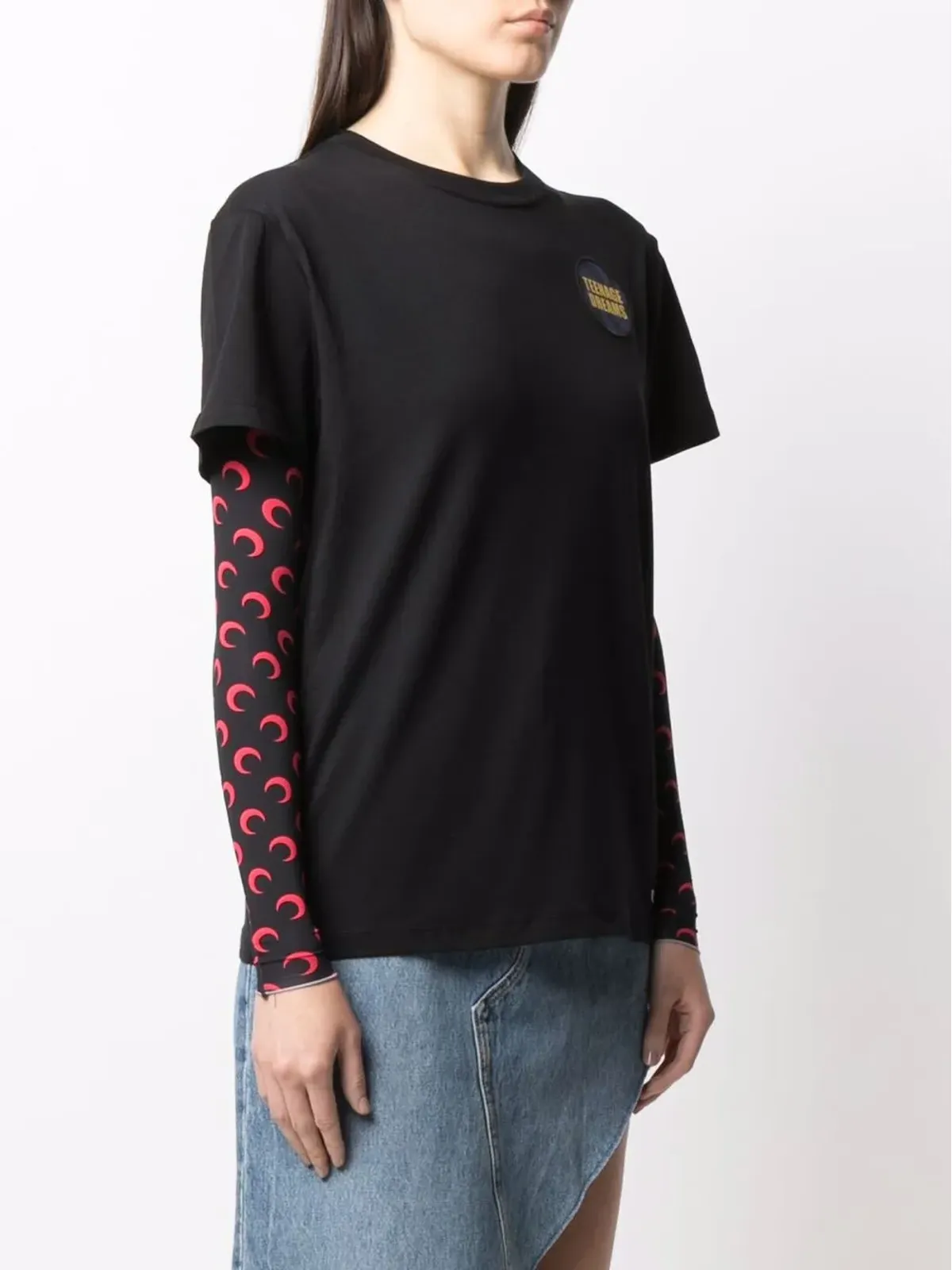 Raf Simons パッチディテール コットンTシャツ - 画像3