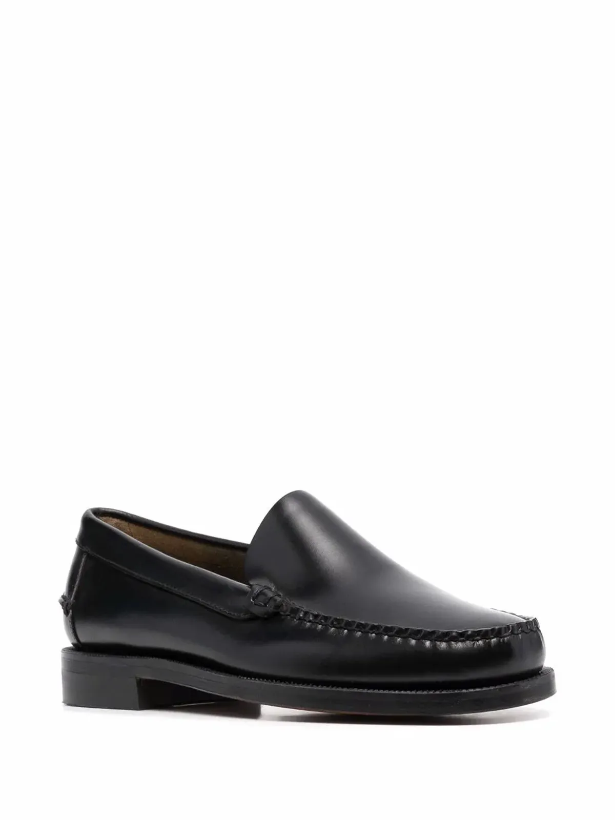 Sebago ポリッシュドレザー ローファー ブラック - 画像2