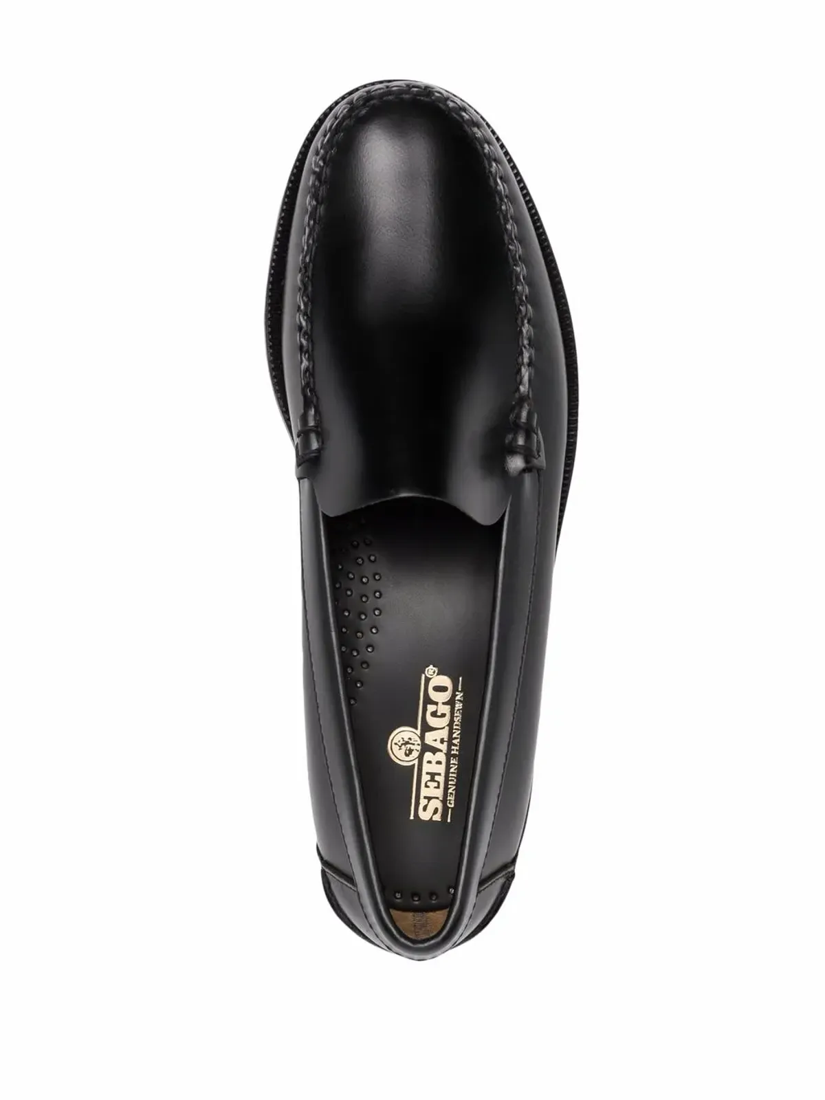 Sebago ポリッシュドレザー ローファー ブラック - 画像4