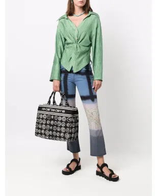 10 CORSO COMO グラフィックプリント キャンバス トート - サムネイル2