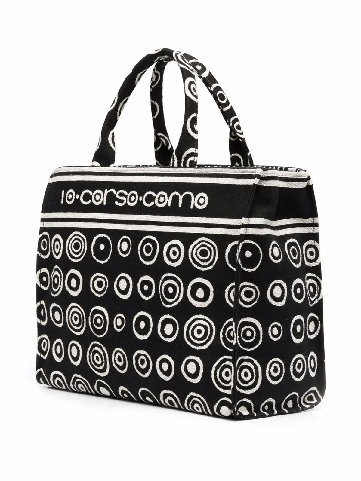 10 CORSO COMO グラフィックプリント キャンバス トート - 画像3