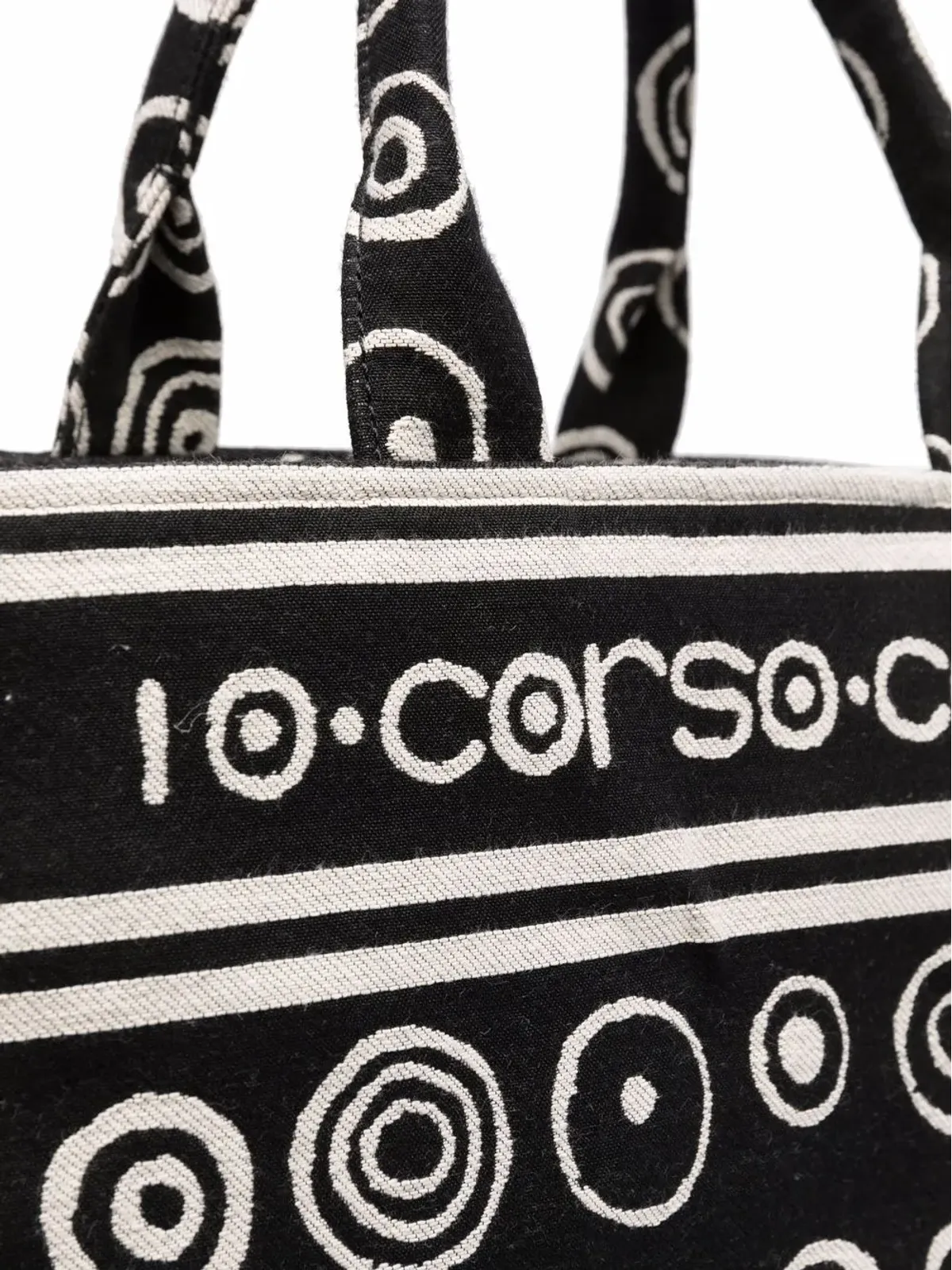 10 CORSO COMO グラフィックプリント キャンバス トート - 画像4