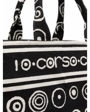 10 CORSO COMO グラフィックプリント キャンバス トート - サムネイル4