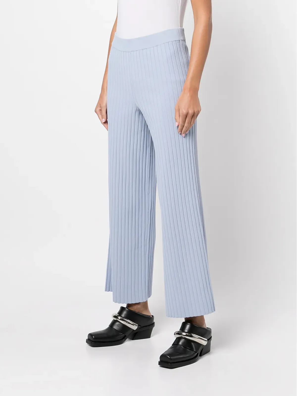 Proenza Schouler White Label ライトウェイトリブニットパンツ - 画像3