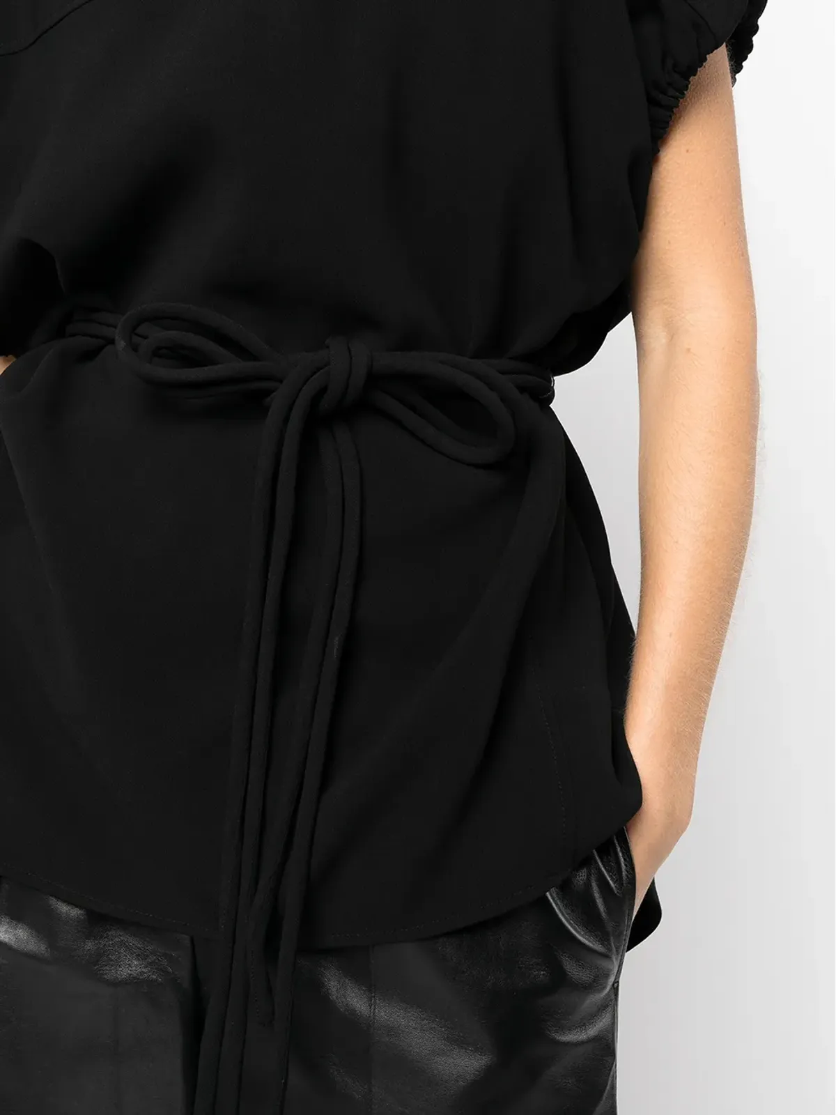 Proenza Schouler マットクレープ コクーントップ - 画像5