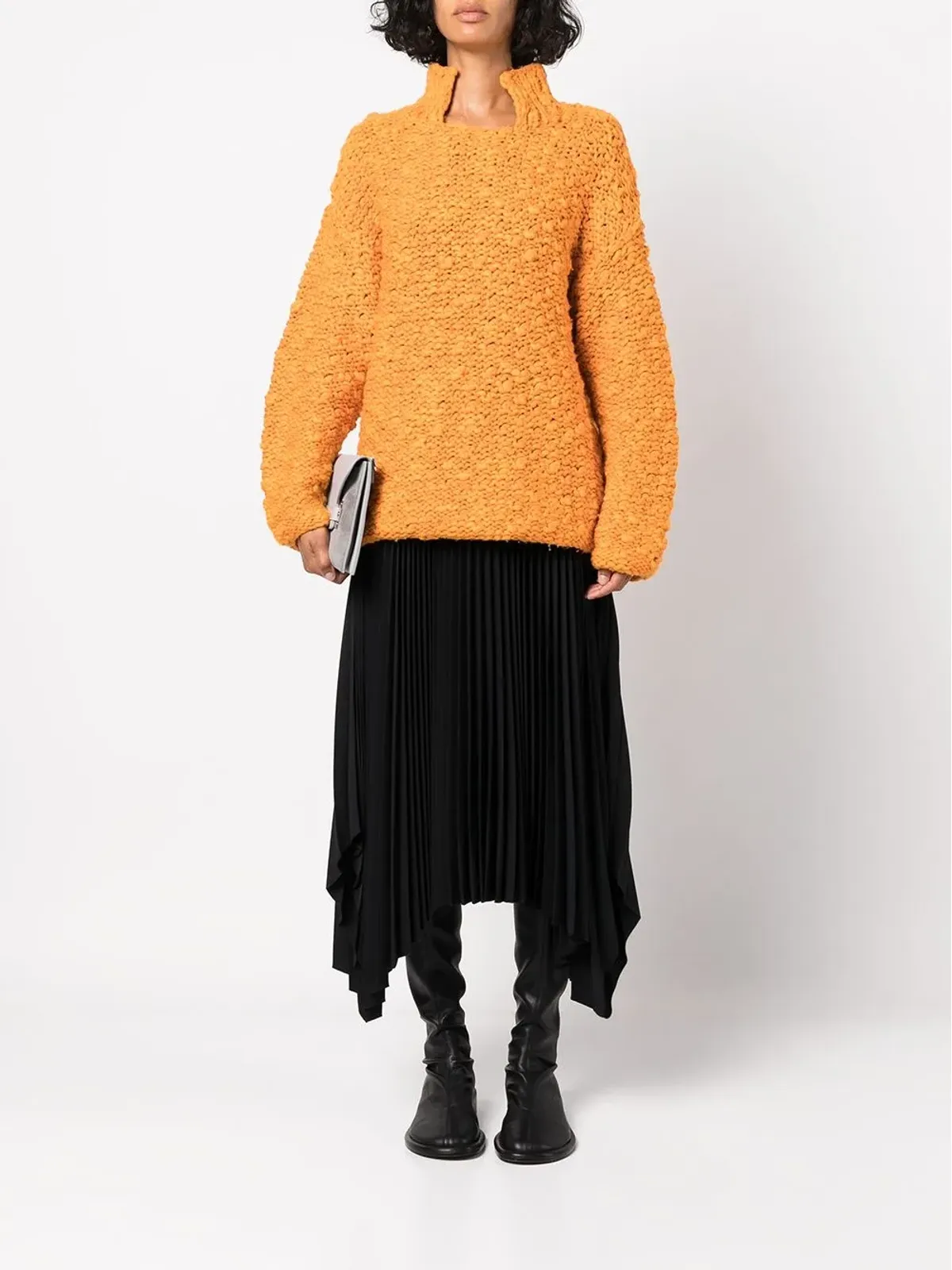 Proenza Schouler スクエアネック・チャンキー・ニットセーター - 画像2