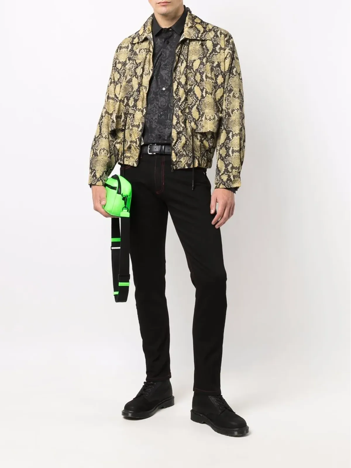 Versace Jeans Couture バロッコプリント コットンシャツ - 画像2