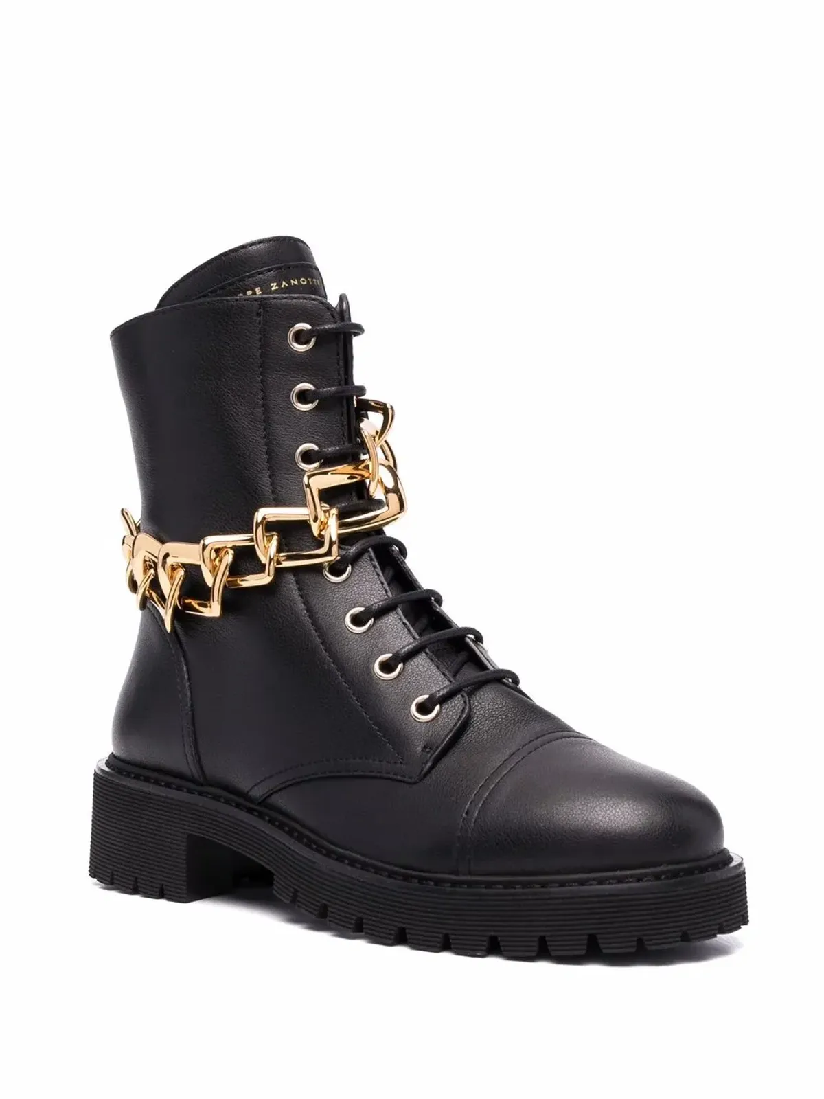 Giuseppe Zanotti レースアップレザーブーツ - 画像2