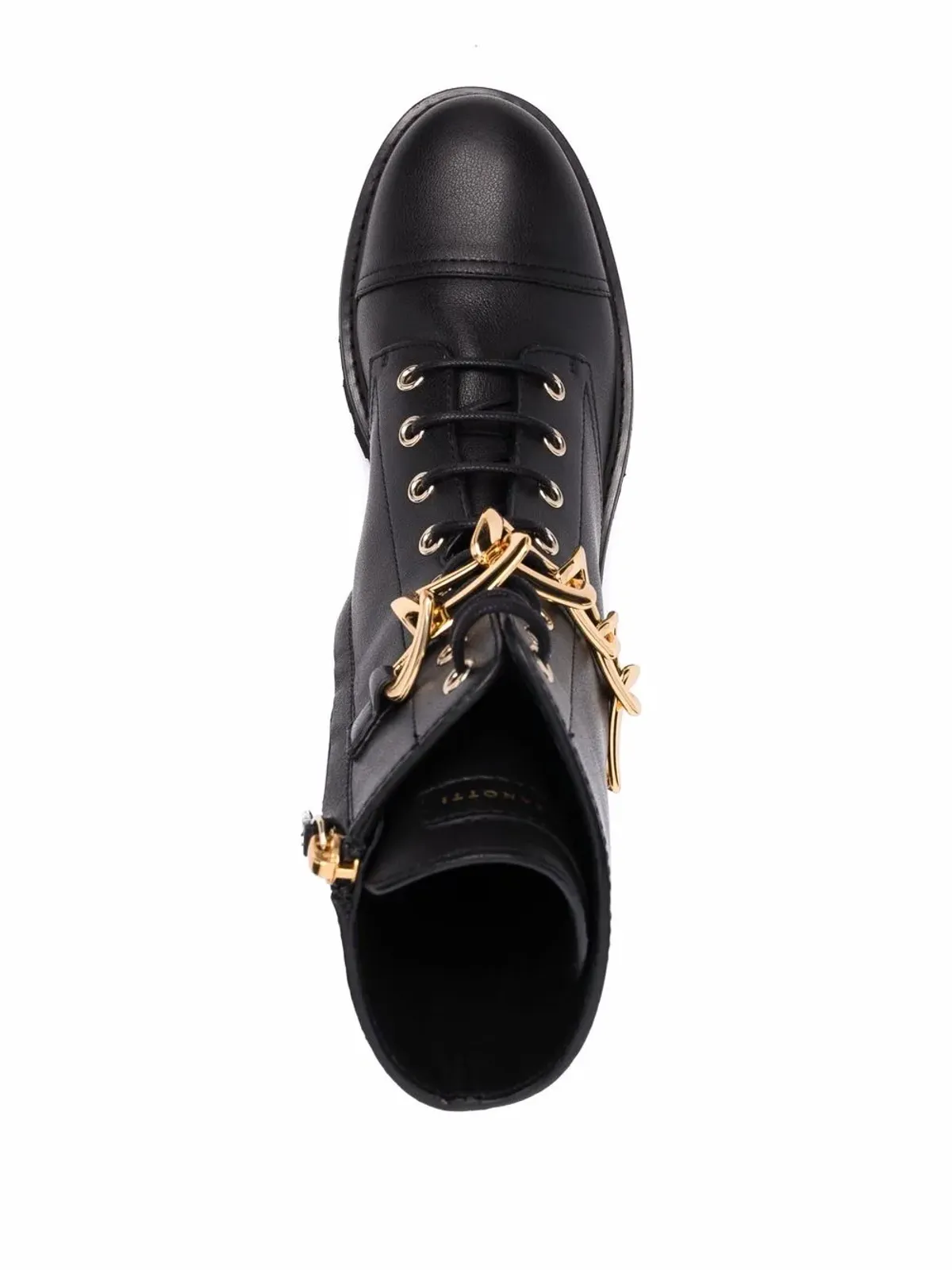 Giuseppe Zanotti レースアップレザーブーツ - 画像4