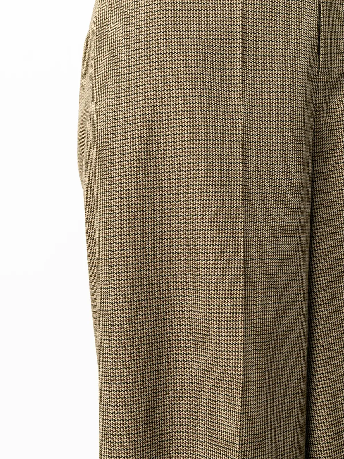Celine Pre-Owned チェック柄ウールのキュロットパンツ - 画像5