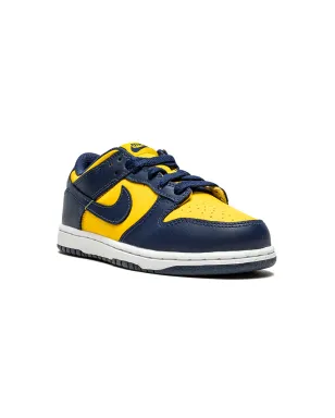 Nike Kids ダンク ロー Michigan スニーカー - ブルー - サムネイル1