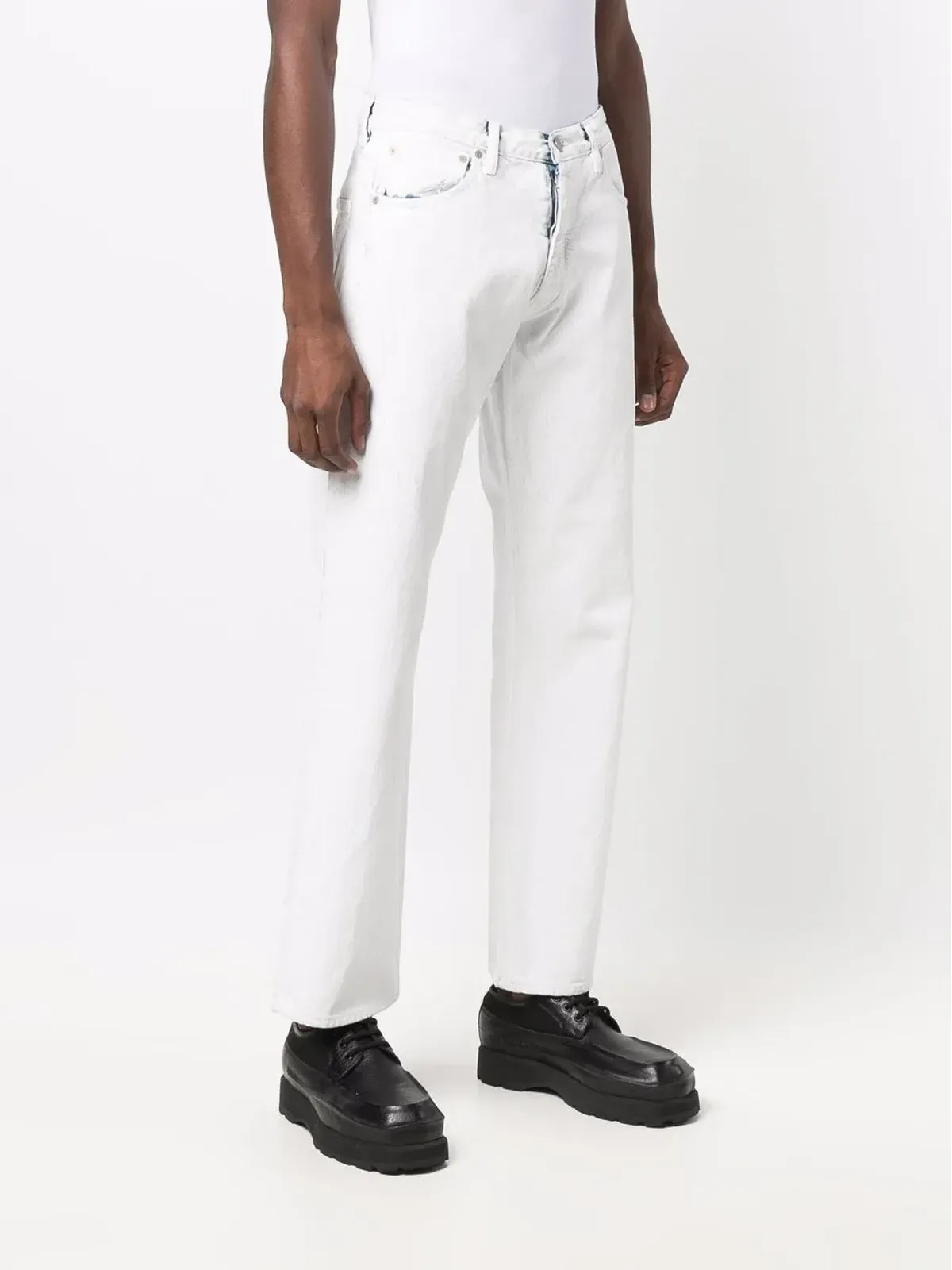 Maison Margiela ミッドライズストレートジーンズ - 画像3