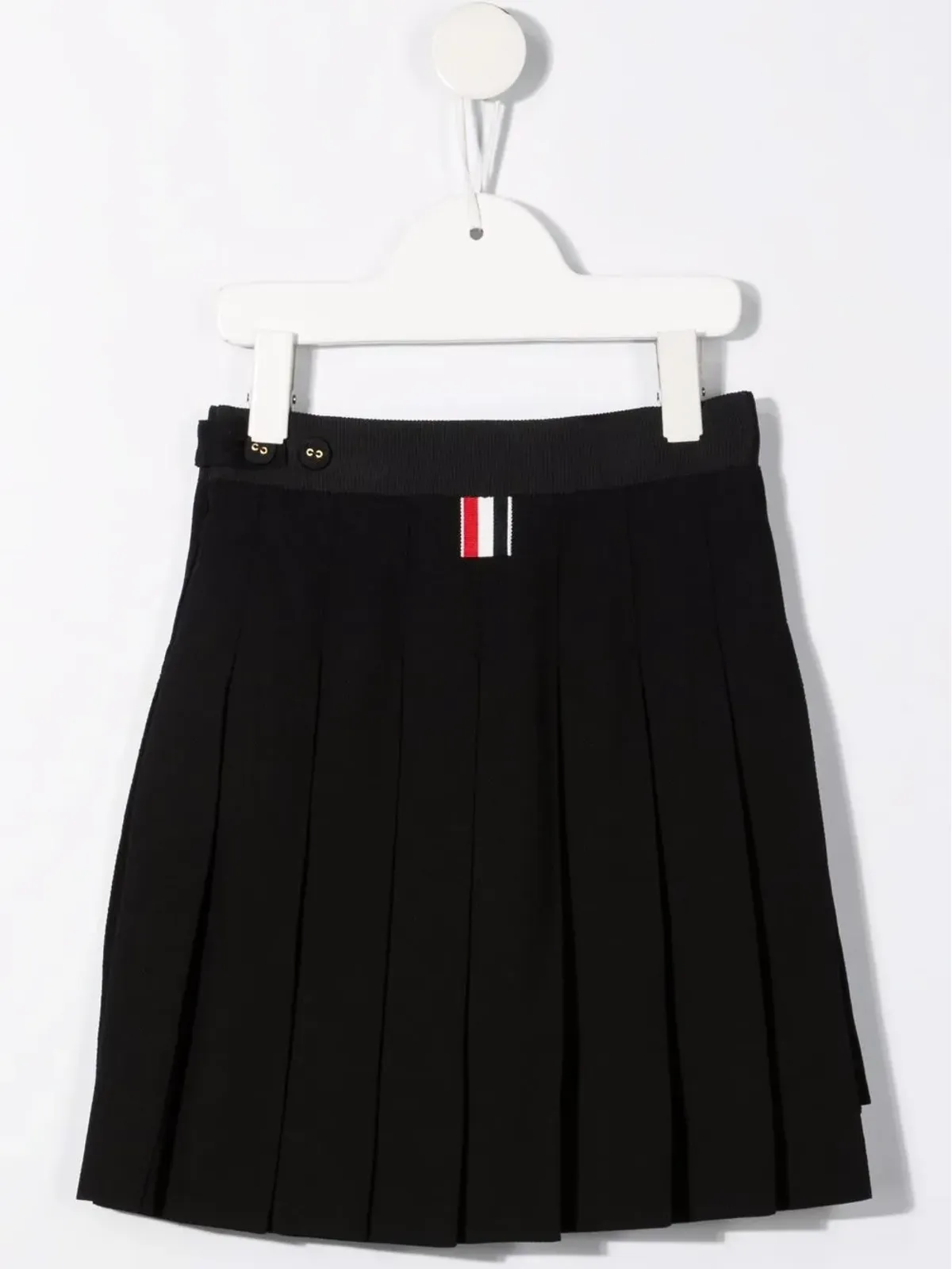 Thom Browne Kids プリーツウールスカート - 画像2