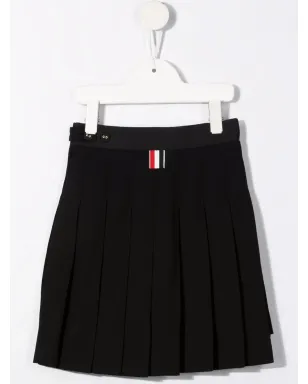 Thom Browne Kids プリーツウールスカート - サムネイル2