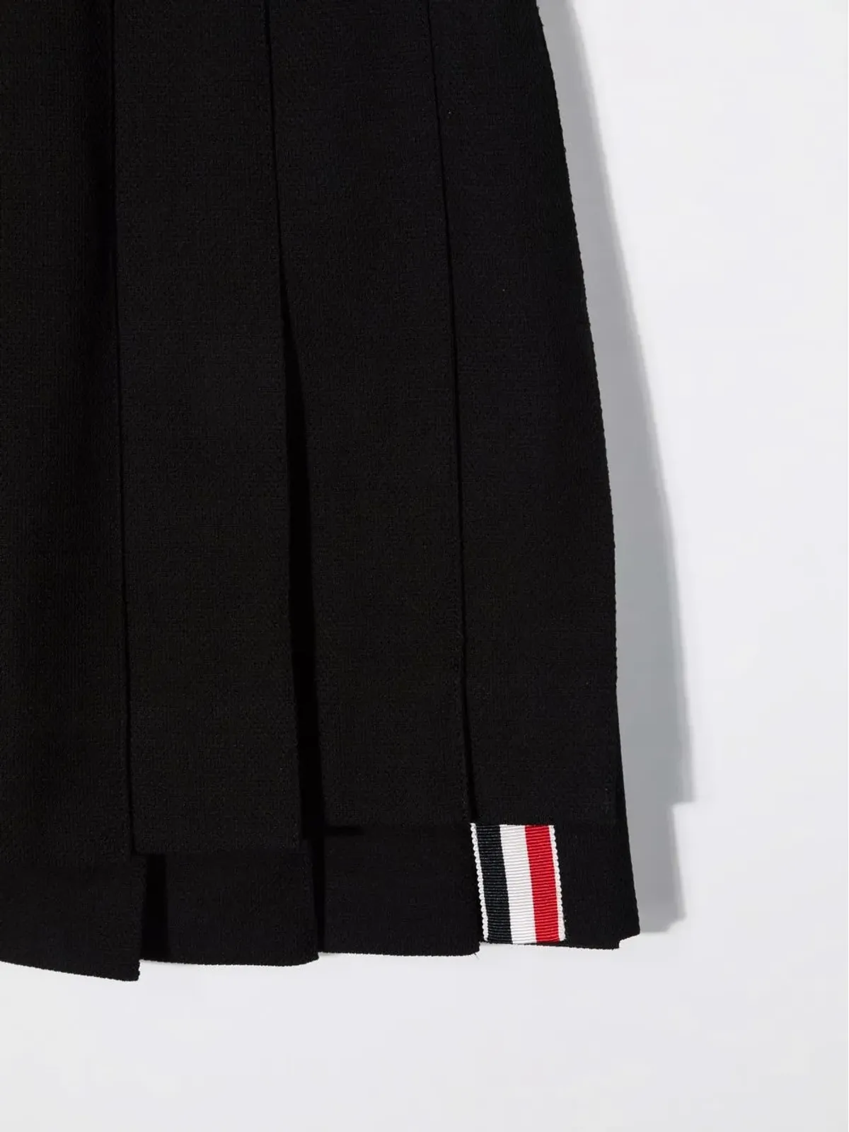 Thom Browne Kids プリーツウールスカート - 画像3