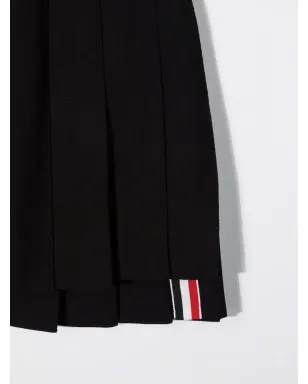 Thom Browne Kids プリーツウールスカート - サムネイル3