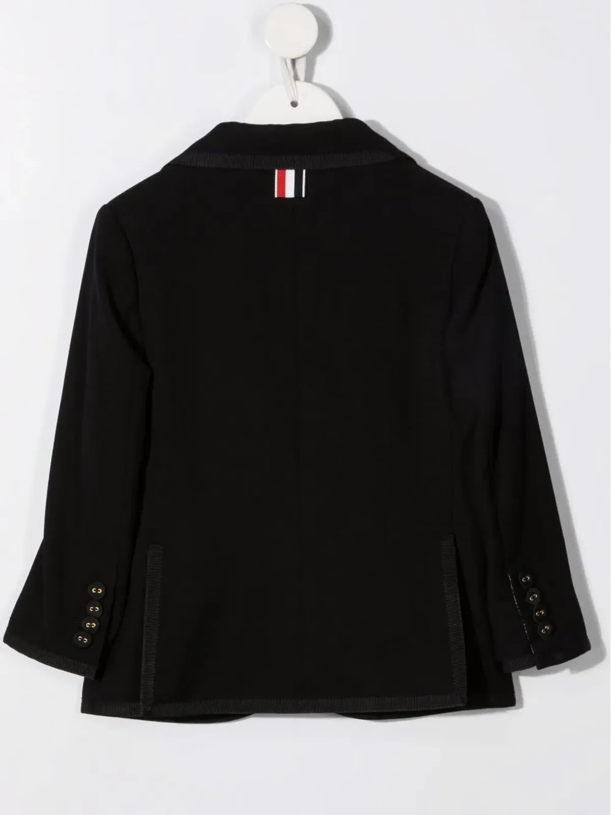 Thom Browne Kids single-breasted wool blazer - Black - 画像2