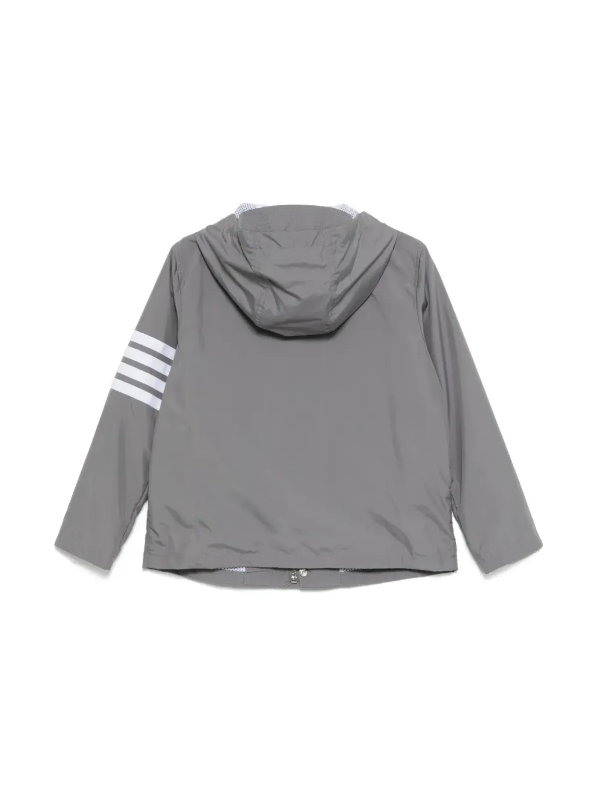 Thom Browne Kids シグネチャー4バー フード付きレインジャケット - 画像2